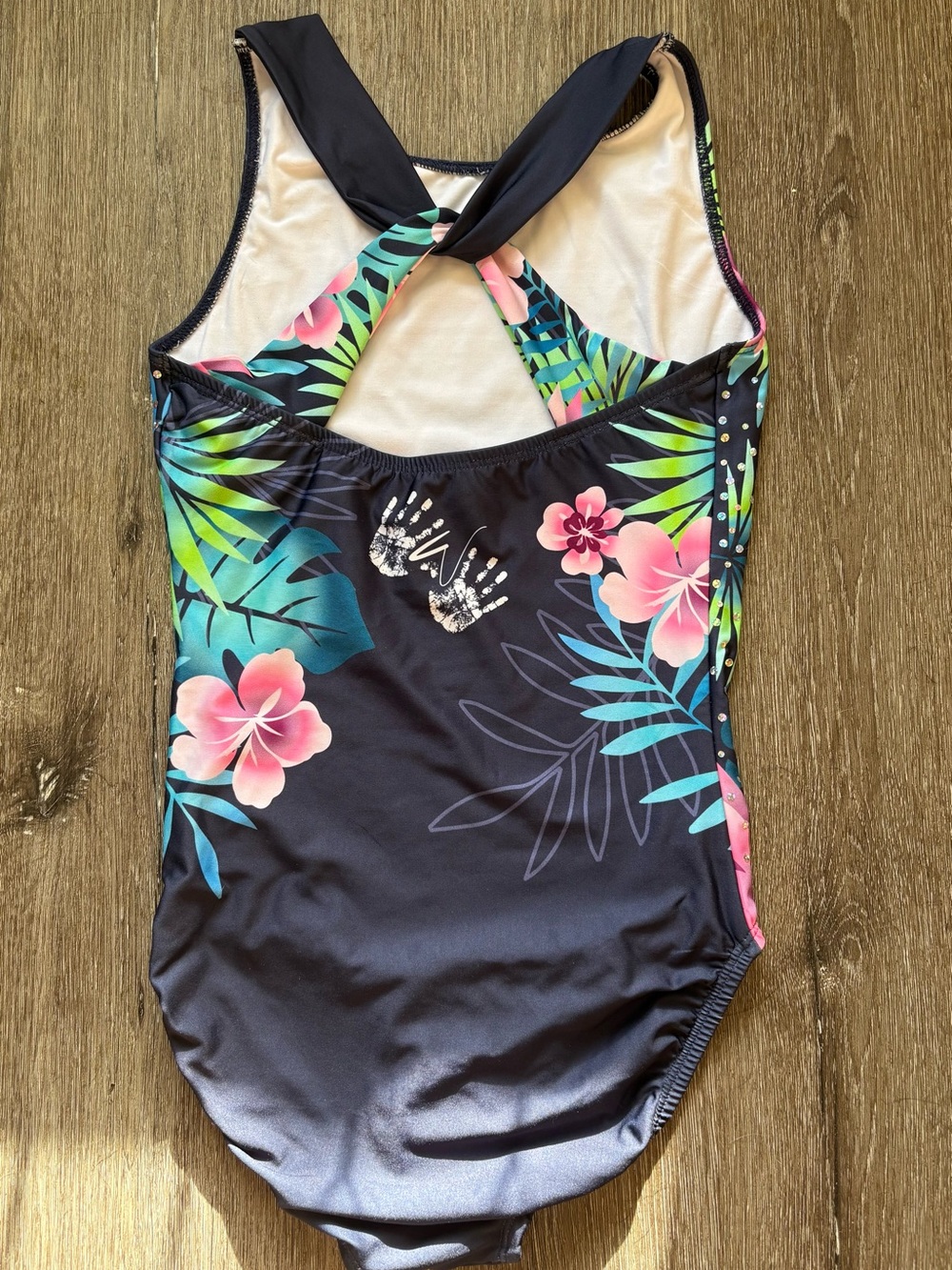 AM Ozone Chalk Warrior Kauai Leotard - Picture 2 of 2